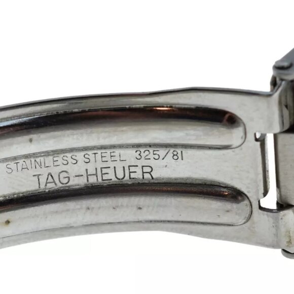 Vintage Men's Tag Heuer 38mm 2000 Series Chronograph Watch 262.006 Black Dial! - Picture 8 of 10